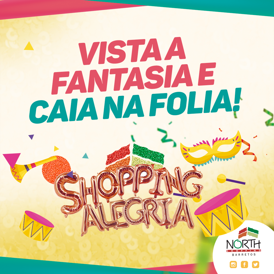 North Shopping Barretos tem horário especial de funcionamento no Carnaval 2020