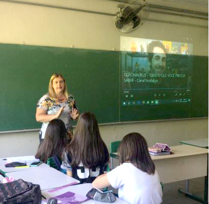 Rede Estadual trabalha prevenção do coronavírus nas escolas