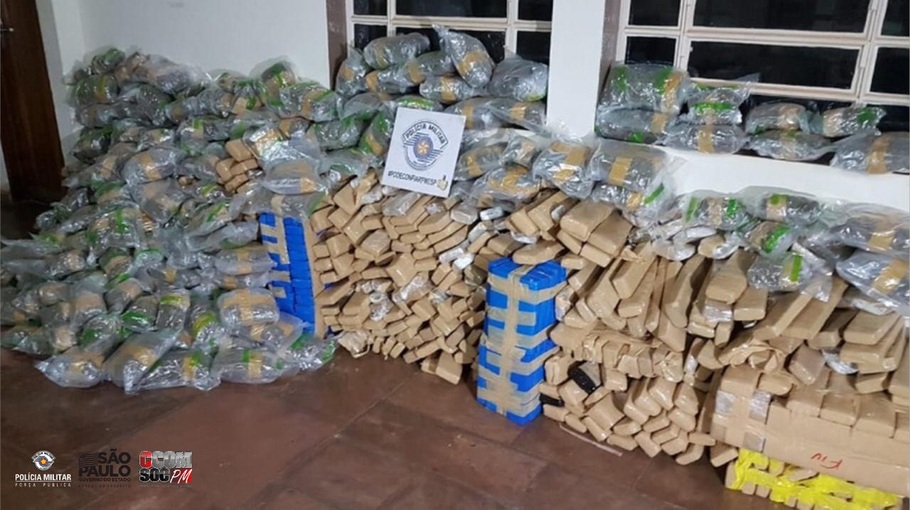 590 kg de  maconha são apreendidos  em Araraquara