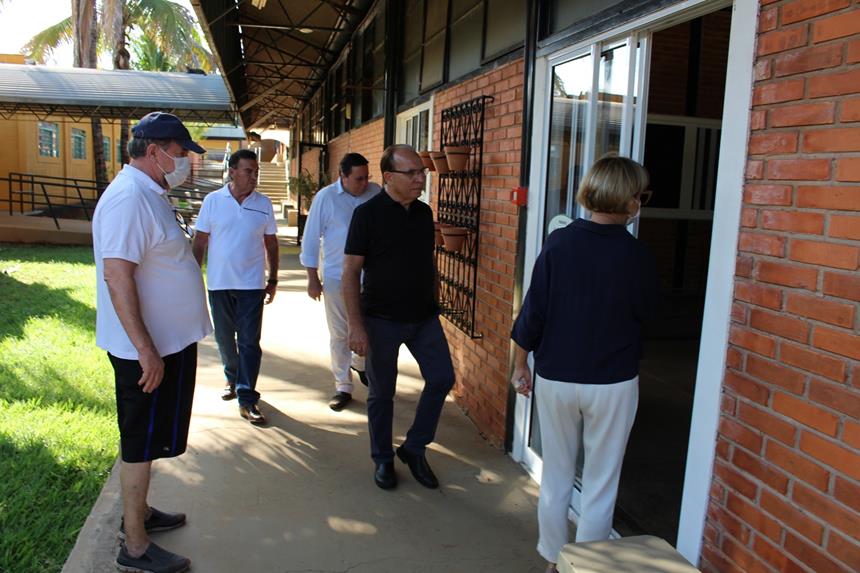 Hospital de Campanha com 50 leitos está sendo montado  em Olímpia para auxiliar demanda da Santa Casa