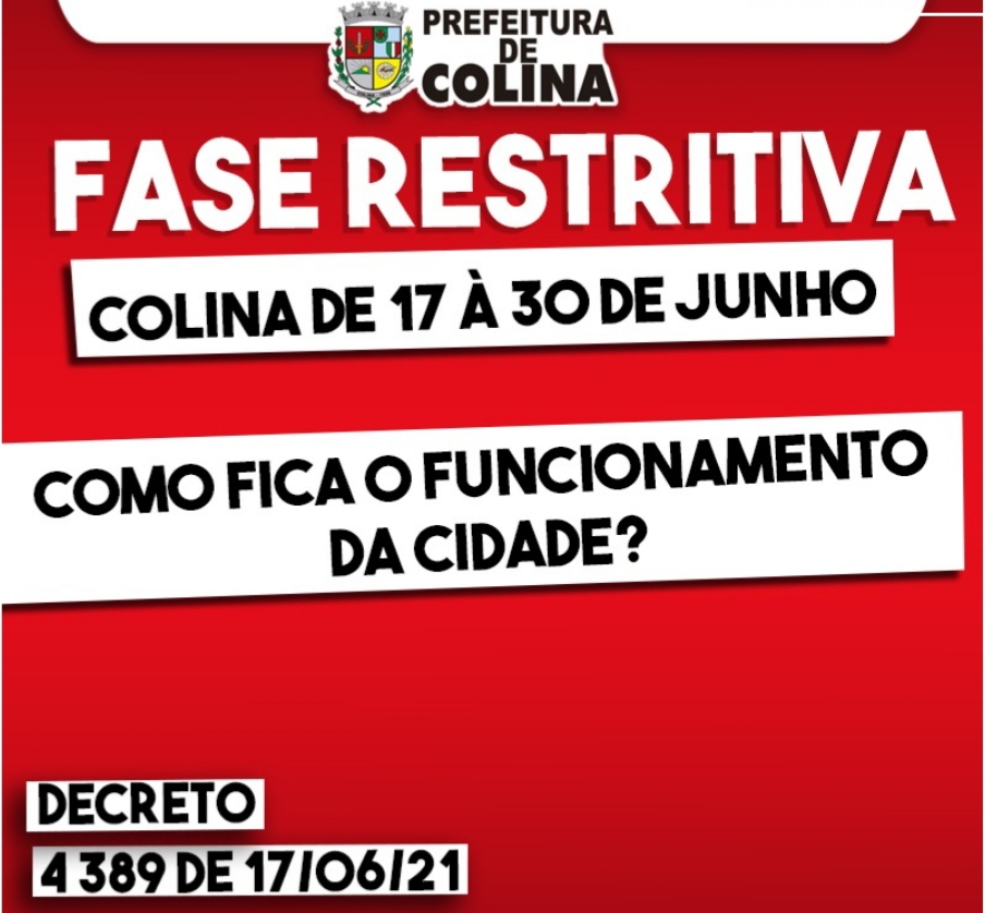 Colina define medidas da fase restritiva