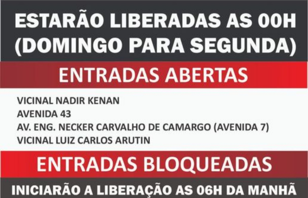 Prefeitura de Barretos  divulga Decreto e vias públicas serão liberadas às partir da 0h desta segunda