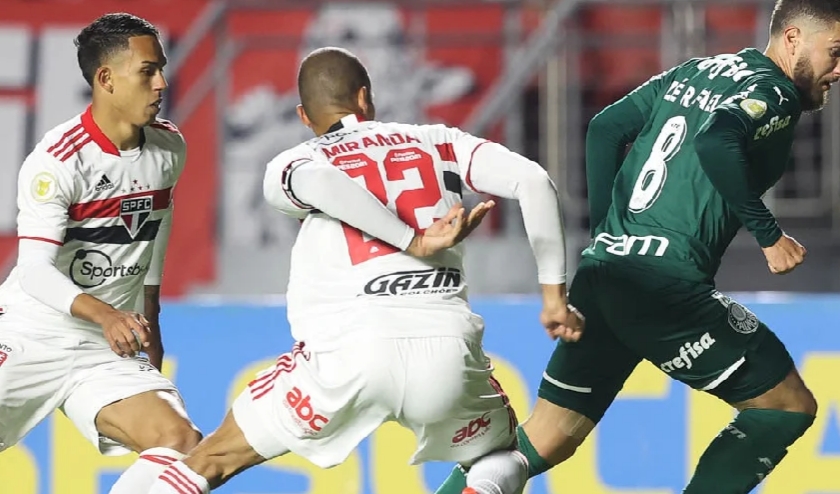 São Paulo e Palmeiras termina empatado
