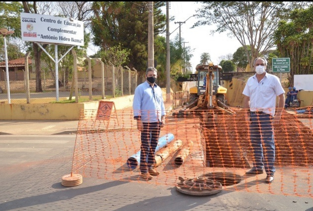 Prefeitura de Colina e SAAEC substituem adutora e rede de abastecimento de água