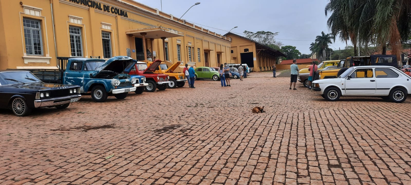 Colina sediou Encontro de Carros Antigos na Praça do Museu Municipal