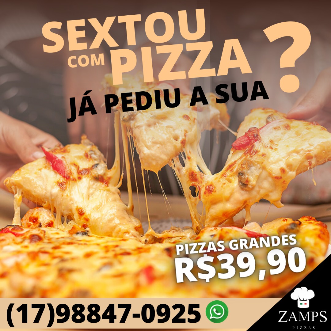 Pizza é opção para o seu cardápio desta sexta