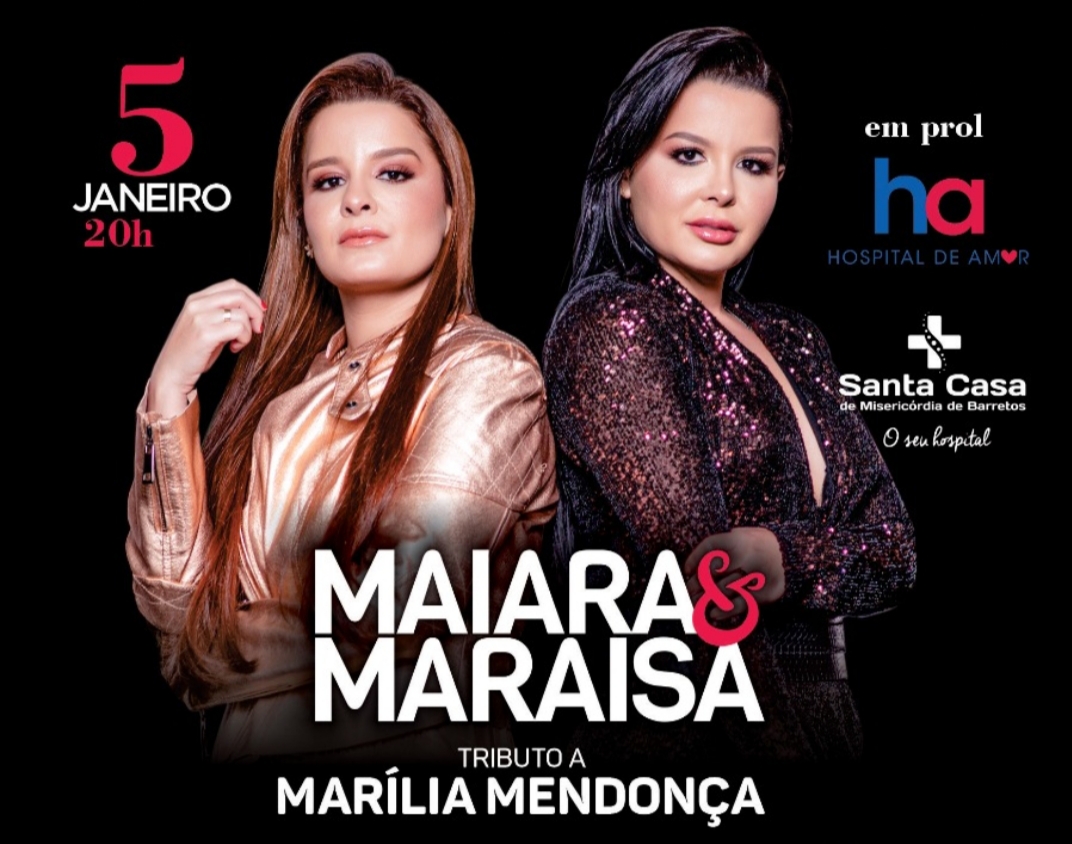 Maiara e Maraisa confirmadas no jantar em prol dos hospitais