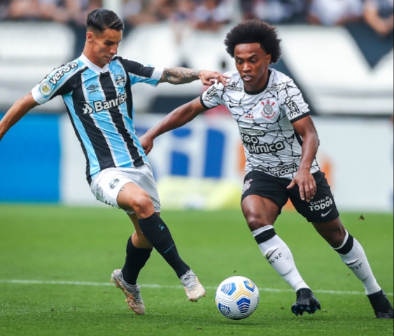 Corinthians e Grêmio empatam na Arena