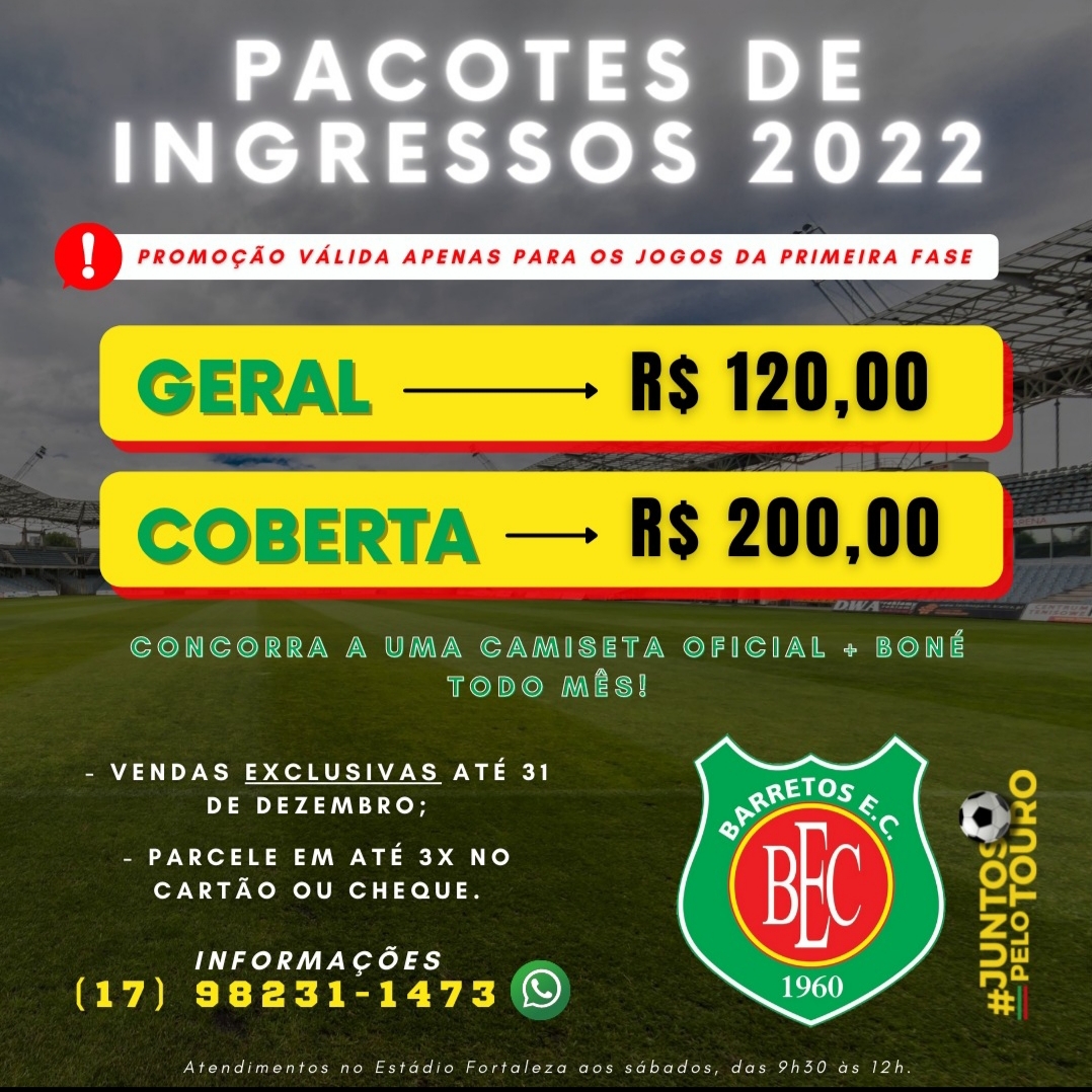 BEC vende pacote de ingressos para jogos da Série A3