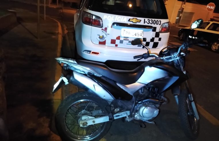 Moto furtada é recuperada no Barretos 2 pela PM