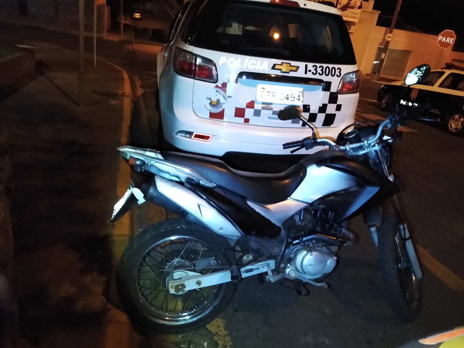 Moto furtada é recuperada no Barretos 2 pela PM