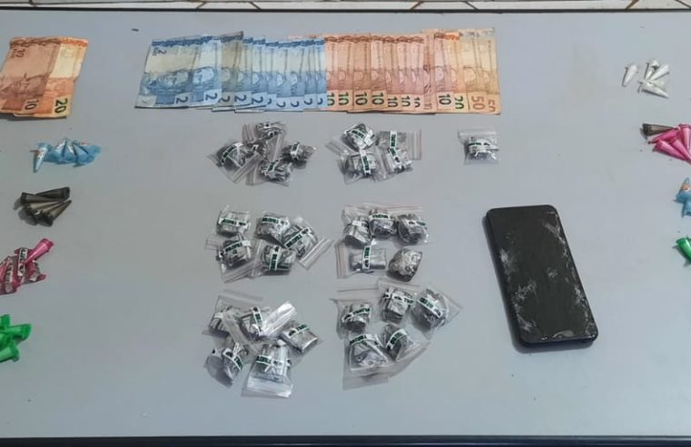 Trio é preso pela PM por tráfico no Santana