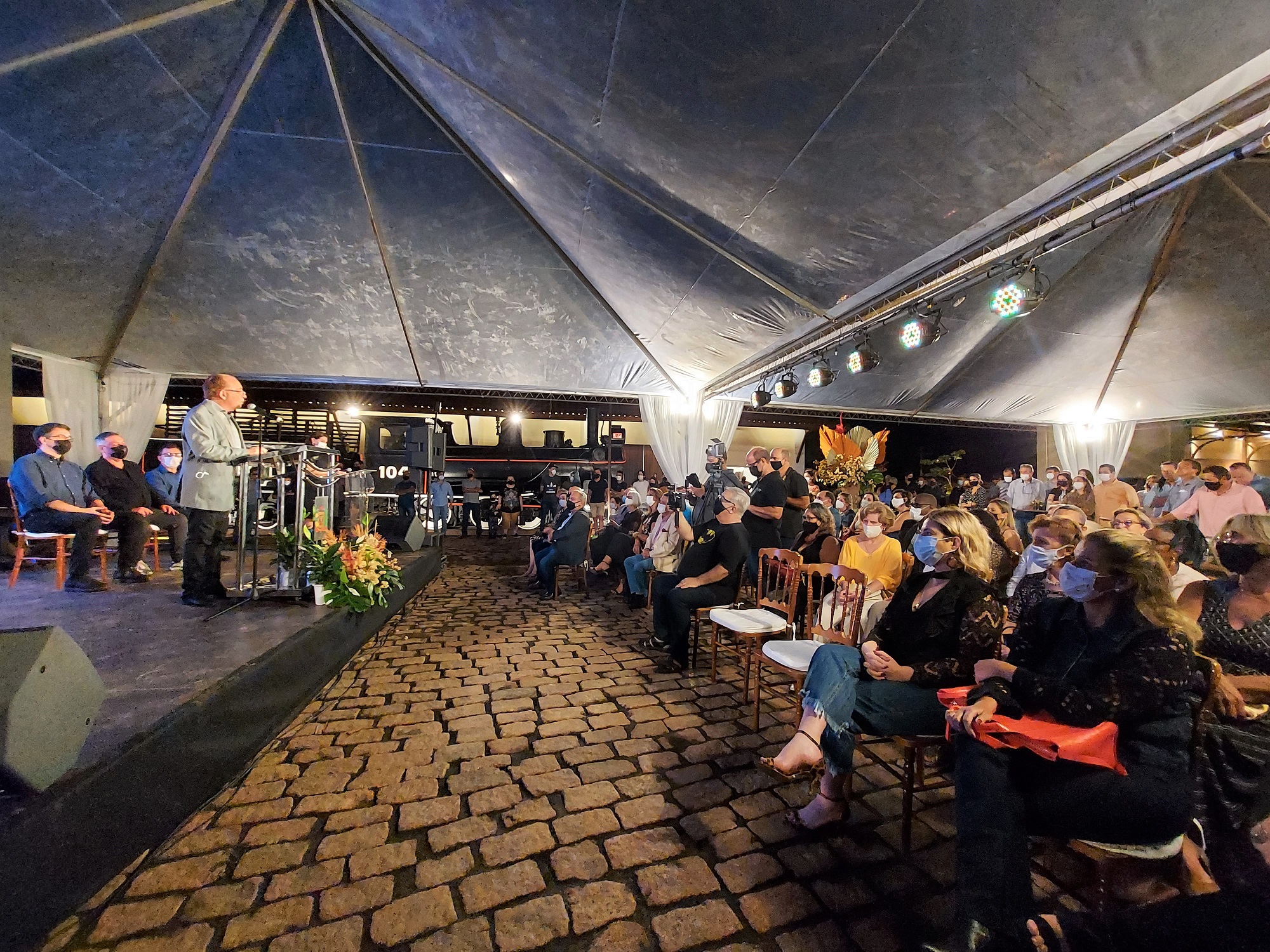 Estação Cultural de Olímpia resgata a história e é inaugurada com três grandes exposições de artes gratuitas