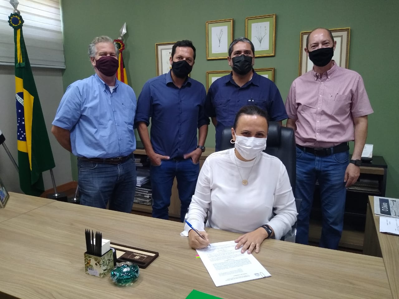 Prefeita Paula assinou convênio do programa Agro SP + Seguro