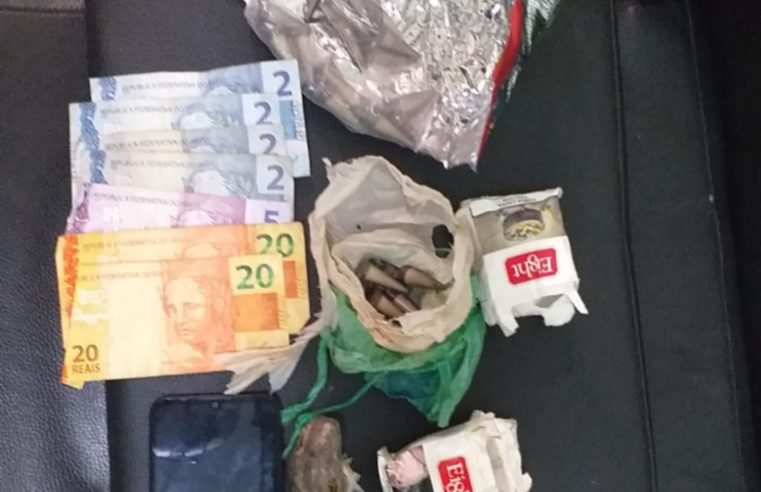 PM aborda traficante no Santa Cecília