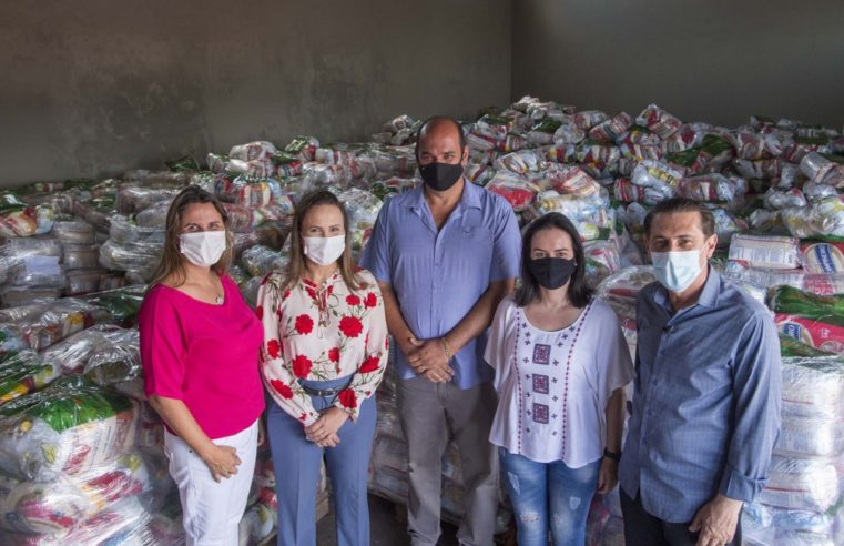 Barretos recebeu doação de 3860 cestas básicas