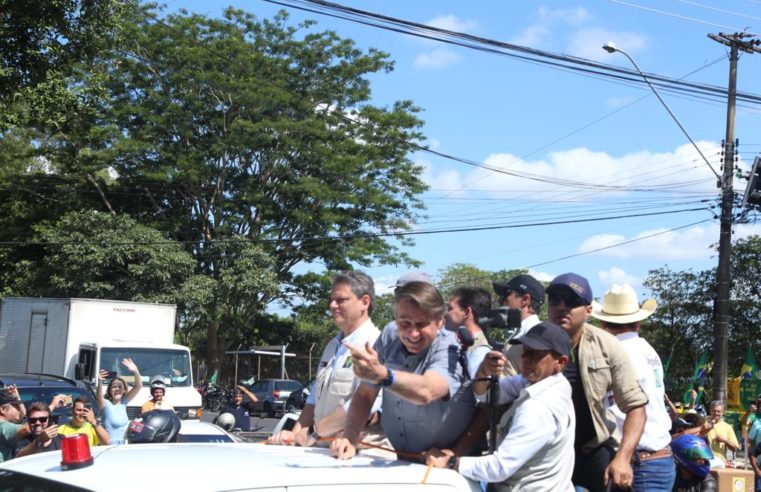 Presidente Bolsonaro inaugurou  17 km da BR-153 em Rio Preto