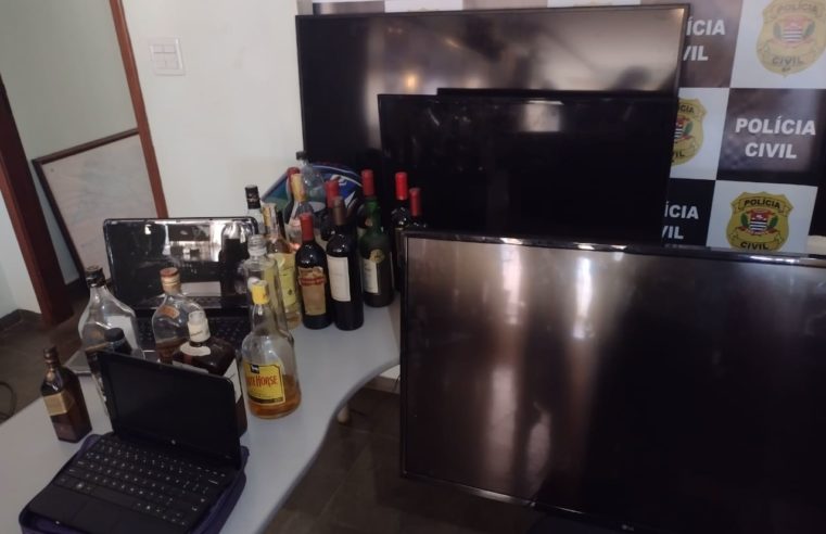 Polícia Civil prende autores e recupera produtos furtados em chácara