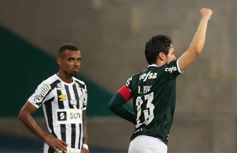 Palmeiras bate Santos e deslancha em 1º lugar no Grupo C do Paulistão