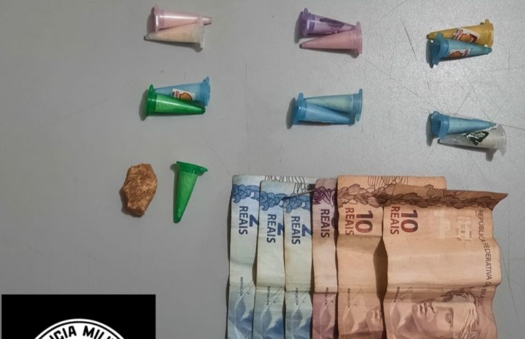 Autor de furtos de moto é preso por tráfico