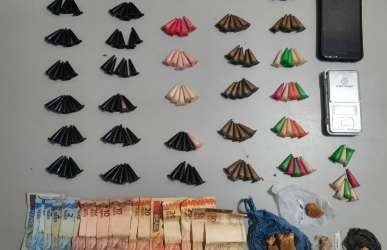 Dupla é presa por tráfico de drogas no Luis Spina