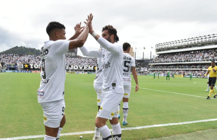 Santos vence o  Coritiba na Vila e assume vice-liderança