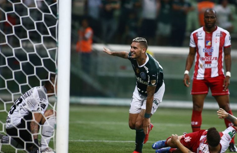 Palmeiras goleia equipe da Bolívia por 8 a 1, mesmo após sair atrás no marcador