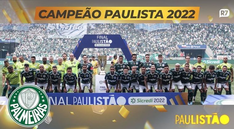 Palmeiras reverte desvantagem e com goleada conquista o título do Paulistão