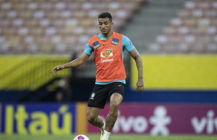 Lateral Danilo é cortado da seleção brasileira