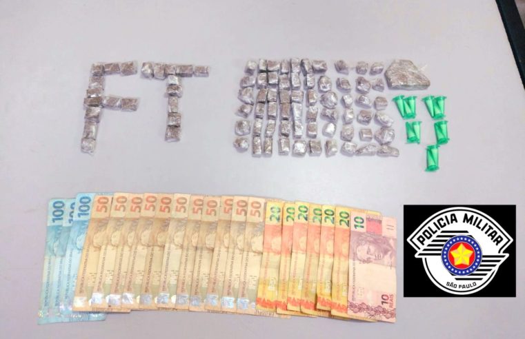 Força Tática faz apreensão de drogas em operação