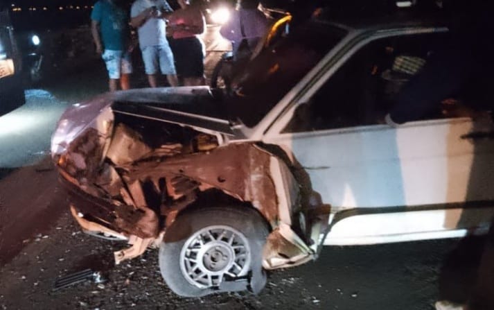 Acidente deixa três feridos na ponte do Rio Grande