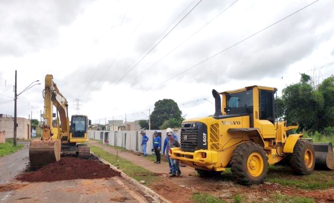Iniciada obra de drenagem da  avenida Fraternidade Paulista