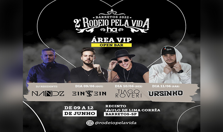 Rodeio Pela Vida terá área vip