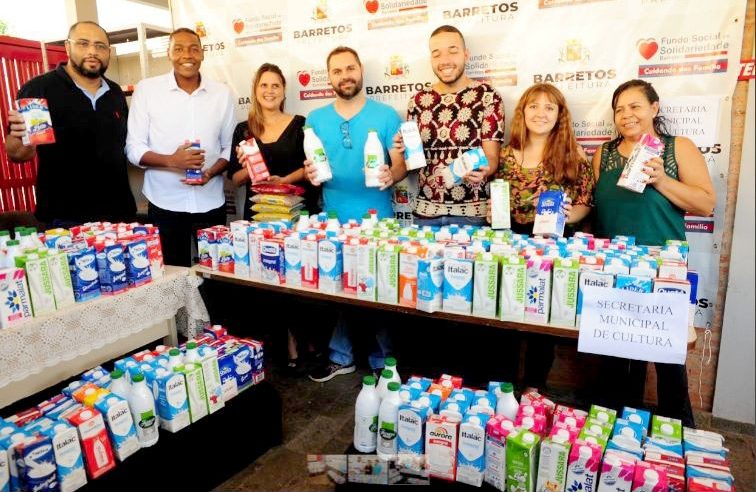 Fundo Social recebeu doações de leite