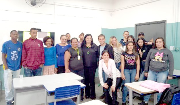 Conselheiras ministraram palestra na Escola Silvestre de Lima