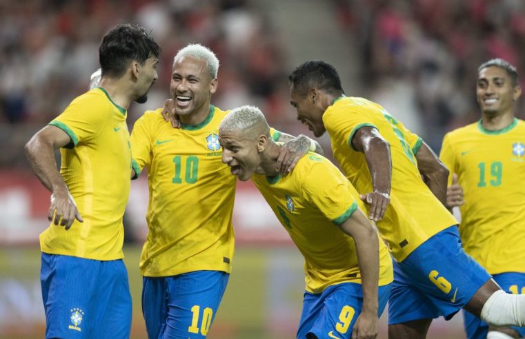 Brasil goleia Coreia do Sul por 5 a 1, com dois de pênalti de Neymar