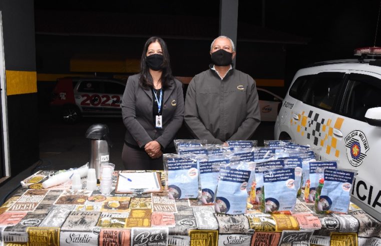 TEBE realizou Acorda Motorista na base da Polícia Rodoviária