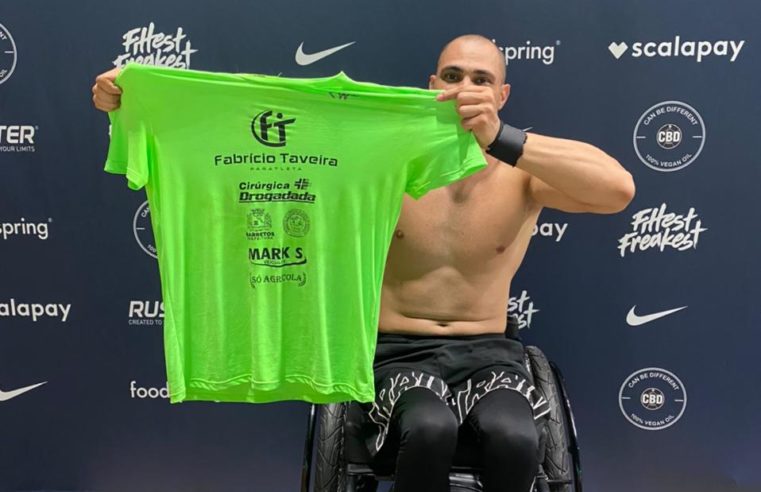 Atleta de crossfit adaptado, Fabrício Taveira é vice-campeão em campeonato europeu