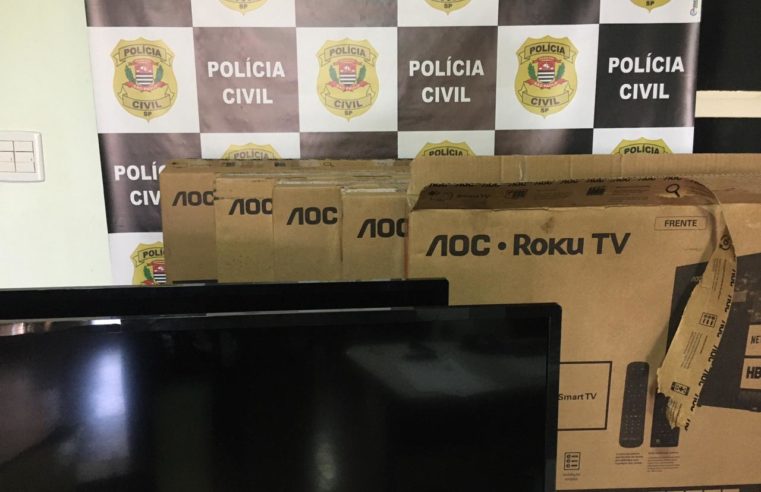 Polícia Civil de Barretos recupera televisores subtraídos de clínica e identifica suspeito do crime