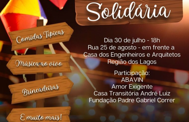 1ª Quermesse Solidária será em prol de quatro entidades