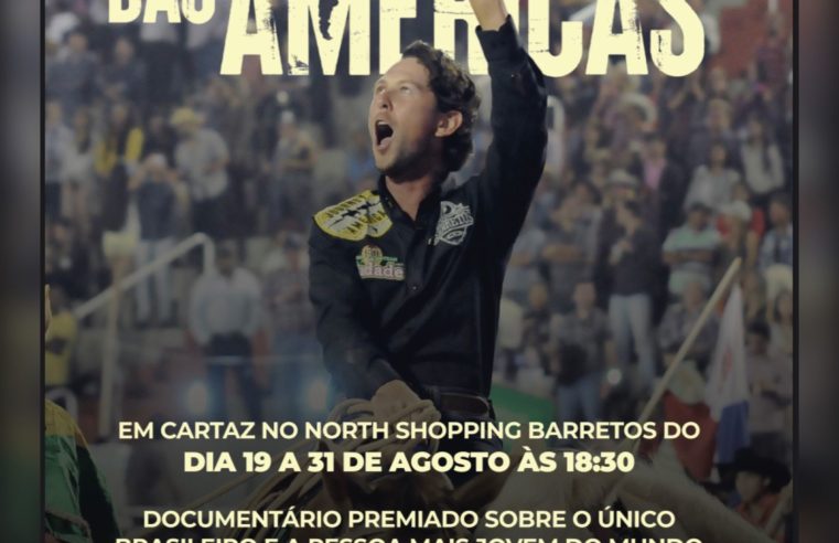 Cavaleiro das Américas entra em cartaz de 19 a 31 de agosto no Centerplex do North Shopping Barretos