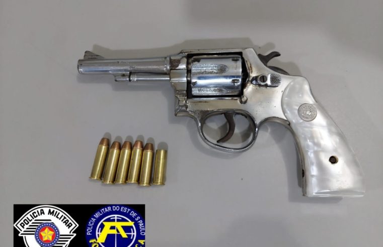 PM detém envolvido que efetuou disparo de arma de fogo