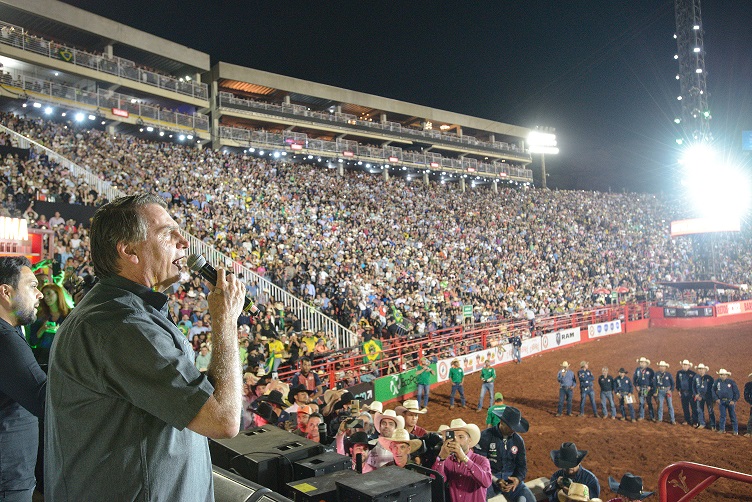 Presidente Bolsonaro visitou  a 65ª Festa do Peão de Barretos