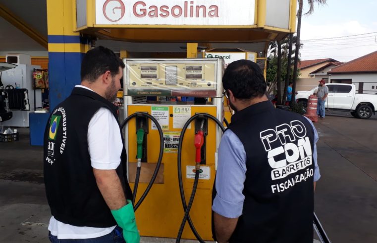 ANP e Procon fiscalizam qualidade dos combustíveis de Barretos