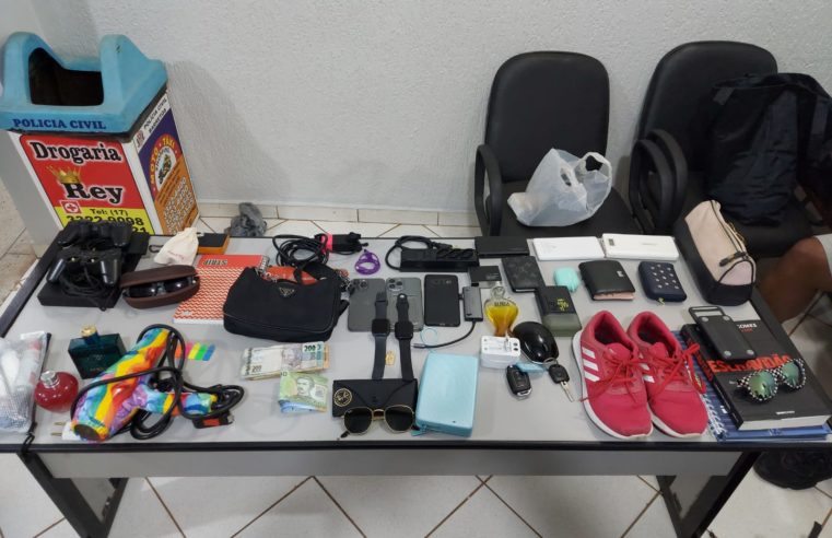 Assaltantes praticam roubo em chácara e PM prende um dos autores