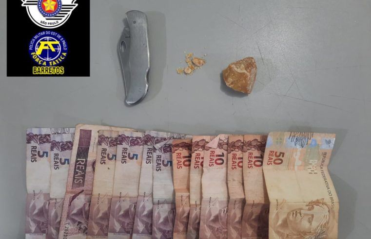 Acusado é preso traficando no bairro Santana