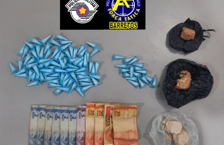 Homem é preso traficando nos predinhos