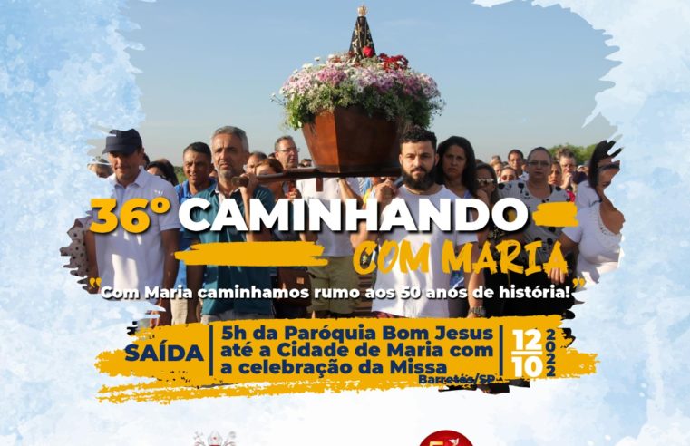 36º Caminhando com Maria retoma formato original de caminhada penitencial este ano