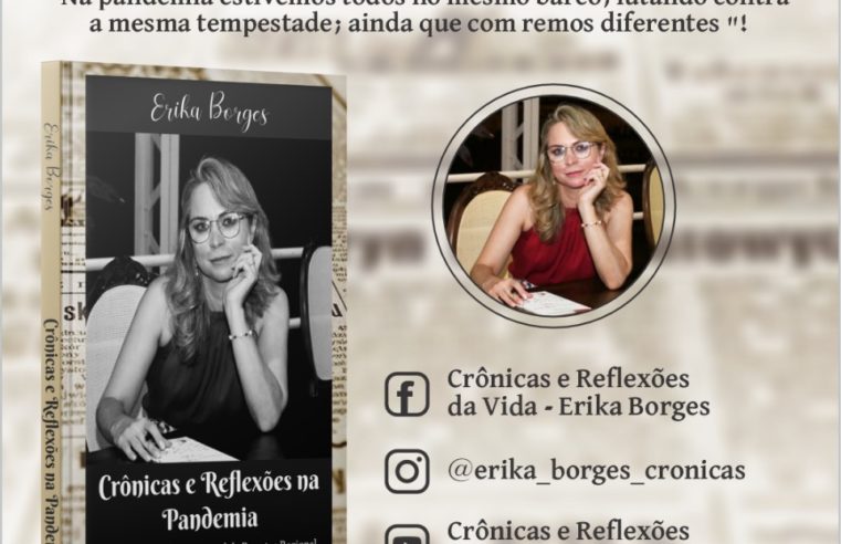 Livro com Crônicas sobre a Pandemia será lançado no North Shopping Barretos, no dia 1º de outubro