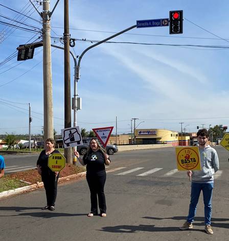 Tebe realizou ações em comemoração a semana nacional do trânsito 2022